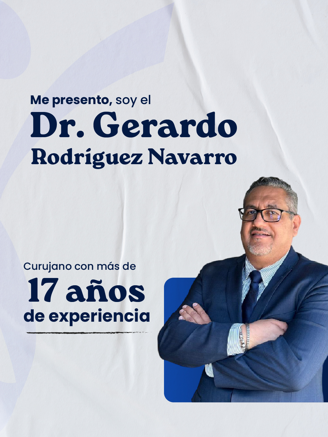 Dr. Gerardo Rodríguez Navarro, cirujano general en Guadalajara